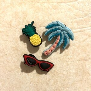 (3) Tropical Vacation Crocs Jibbitz